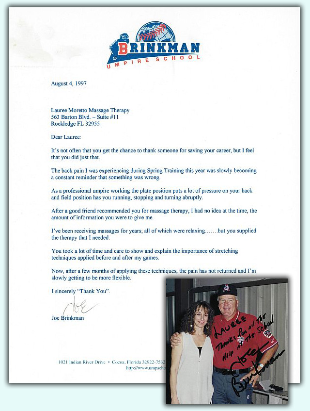 Brinkman Umpire School testimonial Brinkman Umpire School testimonial