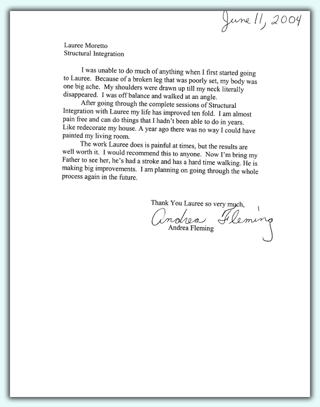 Fleming testimonial Fleming testimonial