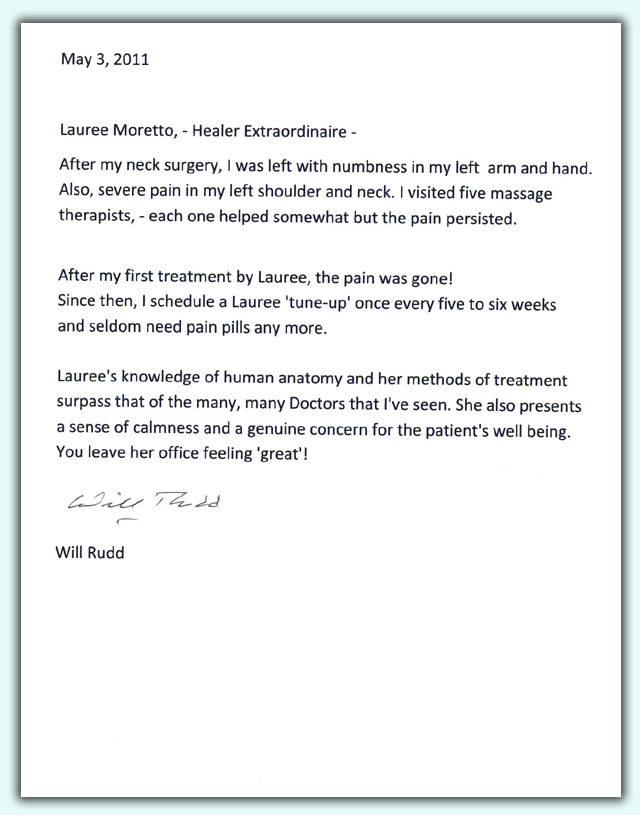Rudd testimonial letter Rudd testimonial letter
