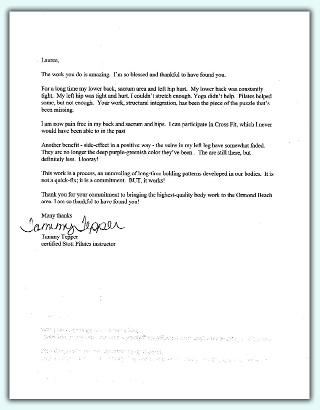 Tepper testimonial Tepper testimonial